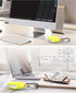 HALLEAST Waterproof AirPods 3 Case, Nightglow Yellow Silicone Cover with Front LED & Wireless Charging Support,