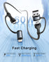 USB C to USB C Adapter 60W PD, 4 in 1 Multi Charger Cable for iPhone 14/13/12, MacBook Pro 2023, iPad Mini 6, Samsung