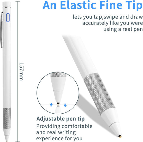 Stylus Pencil for Lenovo Chromebook Flex 5/3, Minilabo Touch Screens Active Digital Pen with 1.5mm Ultra Fine Tip for
