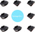 JINGXIN Helmet Mount Adhesive Sticky Curved and Flat Mounts Compatible with GoPro Hero 12 11 10 Max 9 8 7 6 5 4 Session DJI Osmo Action Cameras (8 Packs)