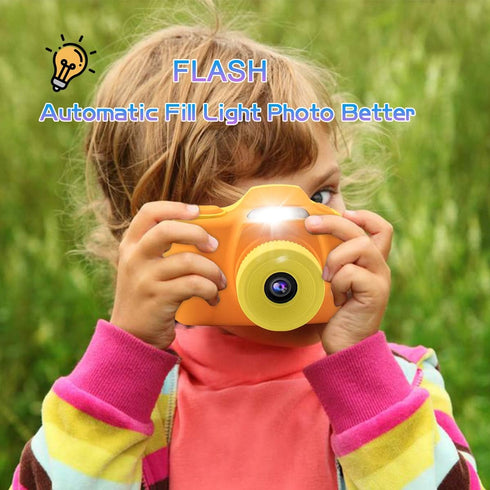 JOYTRIP Kids Camera, 12MP 1080P HD Digital Camera with 32GB SD Card for Boys and Girls 3-9 Years (Yellow)