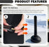 VKQTS 3.11 Inch Short Car Antenna Replacement,Stylish Carbon Fiber Short Antenna for Car as Cars Decor Compatible