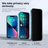 4 Pack Privacy Screen Protector for iPhone 13, 2 Pack Camera Lens Protector, 9H Hardness Scratch Resistant Tempered
