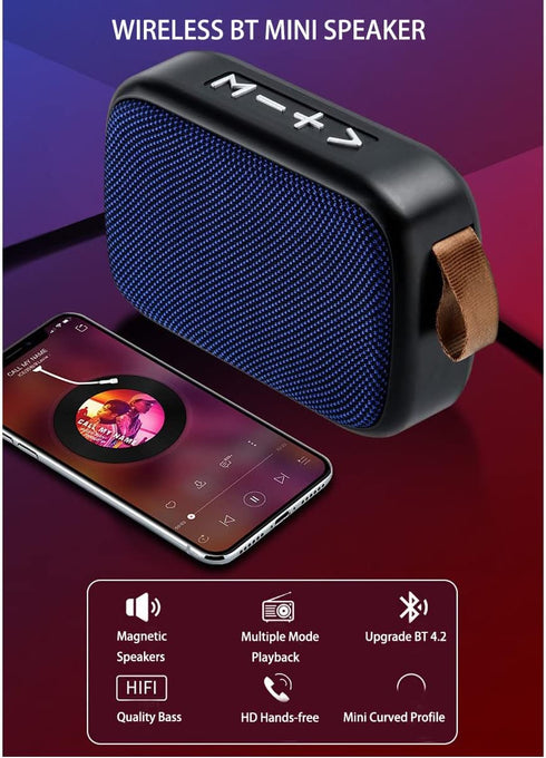 Cuifati Wireless Bluetooth Speaker Subwoofer Wireless Stereo Portable USB Mini Speaker with FM Radio Louder Volume Crystal Clear Stereo Sound Rich Bass(red)