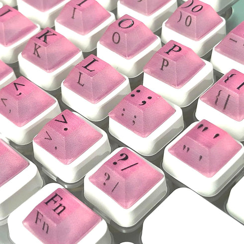 Zooplan 80 Pcs Self-Adhesive PC Keyboard Keys for Long Nails Typing and Gaming, Anti-Damage Symbolic and Alphanumeric