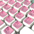 Zooplan 80 Pcs Self-Adhesive PC Keyboard Keys for Long Nails Typing and Gaming, Anti-Damage Symbolic and Alphanumeric