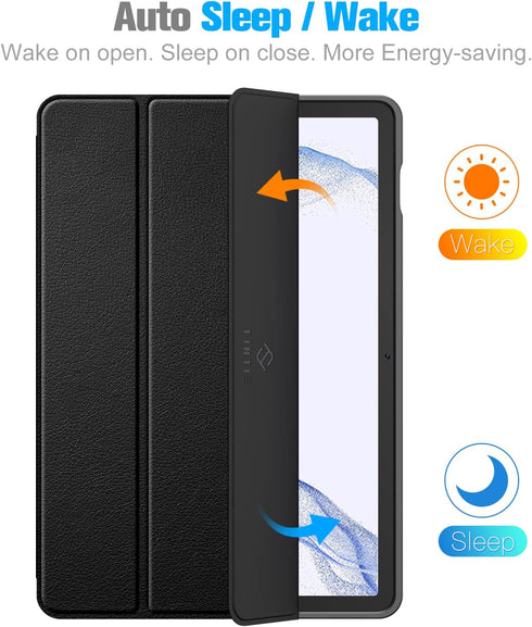 Fintie Slim Case for Samsung Galaxy Tab S8/Tab S7 11 Inch (Model SM-X700/X706/T870/T875/T878) with S Pen Holder, Black