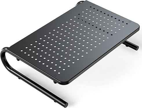 Laptop Stand for Desk, Monitor Stand Riser, Desk Organizer for Monitor, Laptop Shelf w/Vented for Screen, Home & Office