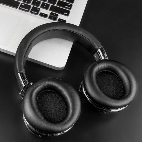 SOULWIT Earpads for Cowin E7/E7 Pro Headphones, Soft Protein Leather, Noise Isolation Foam - Black (Not for SE7)