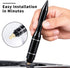 SUNEIFU Car Antenna, Short Stubby Bullet Style Mast Replacement, Premium Signal Reception Waterproof Car Stereo Aerial