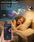 Amagle Small Portable Speakers Bluetooth Wireless with Lights, Magnetic Stick On Mini Bluetooth Speaker Lights, Little