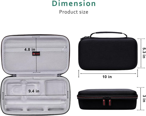 XANAD Hard Case for Insta360 X4/X3/X2 Waterproof 8K 360 Action Camera - Storage Carrying Bag