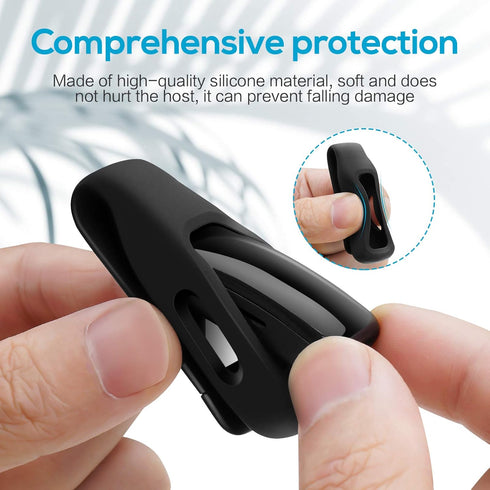 3-Pack Clip Case Accessory for Fitbit Inspire 3/Inspire 2, Black Color.