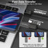 USB C to Micro USB Adapter (10 Pack), Type C (Female) to Micro USB (Male) Convert Connector for Charge & Data Sync.