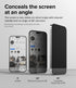 Ringke Privacy Glass Screen Protector for iPhone 14 Pro Max, Anti-spy Full-Coverage Tempered Glass