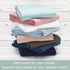 Sage & Blue Wrap Blanket for Newborn Photography - Baby Props for Boys & Girls