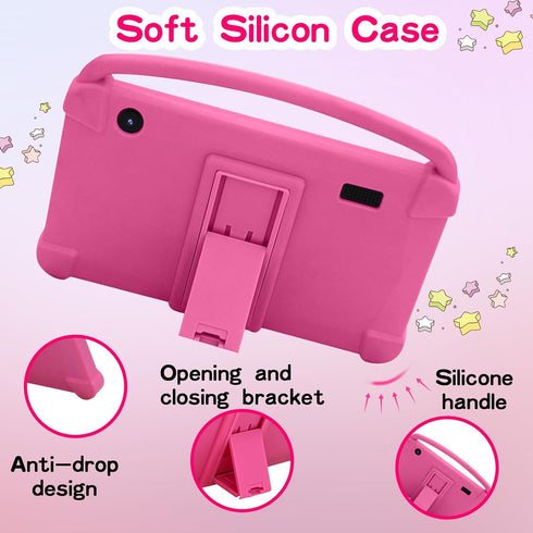 Kids Tablet 7 inch for Boys Girls, Android 12 Tablets for Kids, 4GB RAM 32GB ROM, WIFI Bluetooth, Safety Eye IPS