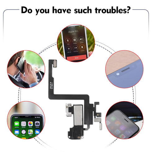 Earpiece Speaker Replacement for iPhone 11 Pro Ear Speaker Flex Cable with Tool