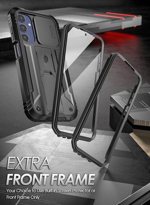Poetic Revolution Case for Samsung Galaxy A25 5G, Full-Body Military Grade Rugged Shockproof Cover with Kickstand