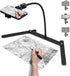 Phone Stand for Recording, Adjustable Tripod, Overhead Mount, Gooseneck Holder for Video Recording