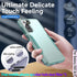 LMDAMZ Galaxy S22 Rugged Shock Resistant Case (6.1") with Magnetic Car Mount & 2 HD Tempered Glass Protectors (Green)