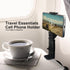 Airplane Phone Holder, Hands Free Compact Travel Phone Mount with 360 Degree Rotation for Universal Use