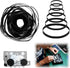 TNJPSEK Cassette 4mm) Player Belts Replacement Kit, Mixed Flat Rubber Belts for Recorder Repair and Maintenance, Audio