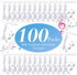 Konohan 100 Pack Bulk Earbuds for Classroom, Basic Headphones for Kids Schools, Individually Bagged - White