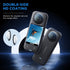 CYNOVA Insta 360 X3 Sticky Lens Guard Screen Protector Set, Tempered Glass 9H Hardness for LCD