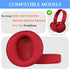 Quick Fit Replacement Earpads Sweatproof Ear Cushions for Sony MDR-XB950BT XB950B1 XB950N1 XB950AP Bluetooth Wireless Headphones Gaming Headsets,Ear Pads with Breath Mesh & Isolation Foam (Red)