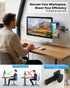 CloudValley 360Rotating 4.7-13" Foldable iPad Wall Mount Holder Compatible with MagSafe, with Base Adjustable Tablet