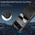 for Motorola razr 2023 Case, Metal Ring Holder Stand Cover with Camera Protector, Full Protection Shockproof (Black)