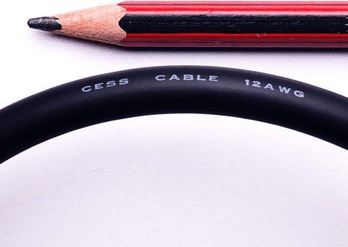 CESS-163-4i Low Noise 12 Gauge Premium RCA Audio Line Patch Cable, 4 Inches