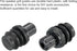 MECCANIXITY Speaker Grill Guides Plastic Black Dia 8mm for Speaker Parts Accessories Pack of 12