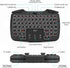 Rii RK707 Backlit 3 in 1 Wireless Game Controller, 62-Key Rechargeable Keyboard Mouse Combo for PC/Raspberry Pi/Android