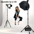 Victiv 6.56ft/200cm 360 4.4lb/2kg Light Stand for Photography, Adjustable Aluminum Tripod with Ball Head, Compact Light