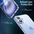 Shamo's 17 17) Clear TPU Case for iPhone with Camera Protection, Ultra Slim, Shockproof, Anti-Yellowing