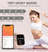 Smartwatch for Android & iPhone, 1.85" Waterproof Fitness Tracker with AI Voice Control, Pink