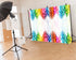 LYLYCTY 7x5 Painting Backdrop, Color Crayons Kindergarten Kickoff Party Backgrounds Feet Baby Shower Kids Birthday