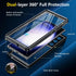 SPIDERCASE Waterproof Case for Samsung Galaxy S23 Ultra, Heavy Duty Shockproof with Built-in Screen & Camera Lens