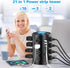 UWIWUTEI 16 5 (2 6FT Tower Power Strip Surge Protector with Outlets and USB Ports USB-C), Extension Cord with Multiple