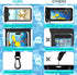 Waterproof Phone Pouch Case w/Lanyard, Cell Phone Dry Bag for iPhone and Galaxy, IPX8 Holder for Vacation Beach Swimming