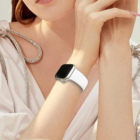 Compatible Bands for EGQINR Smartwatch, Lamshaw Classic 18mm Soft Silicone Sports Strap Bracelet