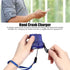 Hand Crank Charger, Emergency Supplies, Compact DC 5.5V 600mA Hand Crank USB Phone Charger, Blue
