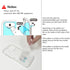 RANZ Compatible with iPhone 12 Mini 5G Case, Anti-Scratch Shockproof Clear Hard PC+ TPU Bumper Cover