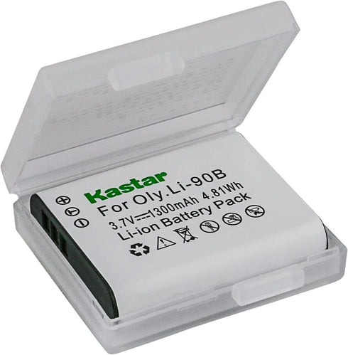 Kastar 4 Pack Battery and LCD Triple USB Charger for Ricoh DB-110, GR III, WG-6, G900 Digital Cameras