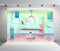 BELECO 8x6ft Fabric Cartoon Hospital Operating Room Backdrop Doctor Surgery Anesthesia Bed Medical