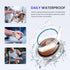 Goton Waterproof Case for Galaxy Watch 7, Tempered Glass Face Cover Compatible for Samsung Watch 7