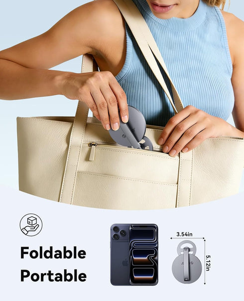 ORICO 17/16/15/14/13/12 PS1, Magnetic Phone Stand for Magsafe, Adjustable Foldable Aluminum Alloy Stand for iPhone Pro