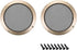 uxcell 2pcs 4" Speaker Grill Mesh, Decorative Circle Subwoofer Guard Protector Cover Accessories